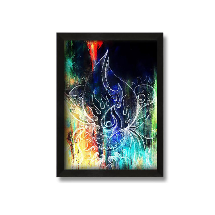 Metro Lane Rising Picture Frame Painting on Canvas Wayfair.co.uk